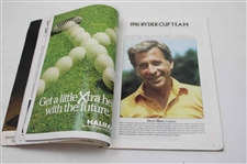 1981 Ryder Cup at Walton Heath Golf Club Program