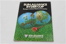 1981 Ryder Cup at Walton Heath Golf Club Program