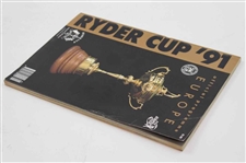 1991 Ryder Cup at The Ocean Course Kiawah Course Official European Program