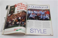 1991 Ryder Cup at The Ocean Course Kiawah Course Official European Program