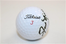 Jack Nicklaus Signed Oak Hill Country Club Logo Golf Ball JSA ALOA