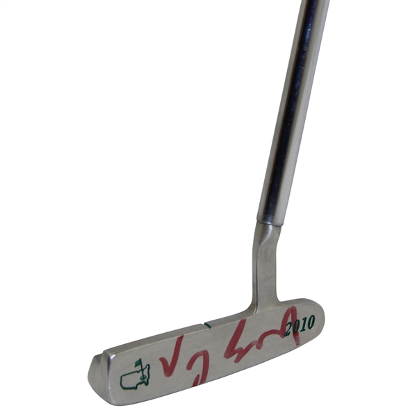 Vijay Singh Signed 2010 Masters Tournament Mini Club JSA ALOA