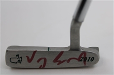 Vijay Singh Signed 2010 Masters Tournament Mini Club JSA ALOA