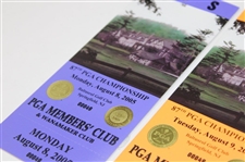 2005 PGA Championship at Baltusrol Complete Ticket Set