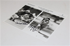 Palmer & Lopez Signed 1998 PGA Merchandise Show Photo JSA ALOA