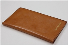 Gene Sarazen's Personal 1957 Masters Leather Address & Pencil Folder