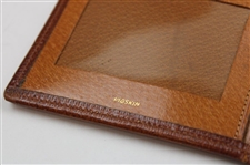 Gene Sarazen's Personal 1957 Masters Leather Address & Pencil Folder