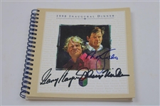 Player, Faldo & Miller Signed 1998 HOF Inaugural Dinner Program, Program & Menu - Sarazen Collection JSA ALOA