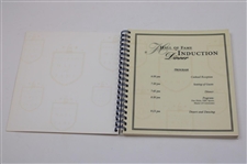 Player, Faldo & Miller Signed 1998 HOF Inaugural Dinner Program, Program & Menu - Sarazen Collection JSA ALOA