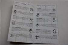 Player, Faldo & Miller Signed 1998 HOF Inaugural Dinner Program, Program & Menu - Sarazen Collection JSA ALOA
