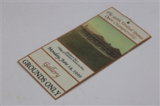 1999 U.S. Open At  Pinehurst Program, Ticket, Practice Round Map, Payne Stewart Winner 