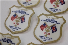 Six (6) 1967 Ryder Cup at Champions Golf Club PGA Advisory Badges