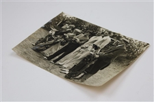 Horton Smith, Paul Runyan & Ed Dudley at 1933 Ryder Cup at Southport Wire Photo
