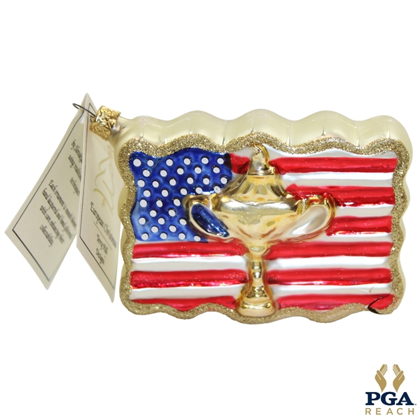 2001 Ryder Cup Team USA Captain Curtis Strange & Wife Sarah Gifted Terry Hill Ornament