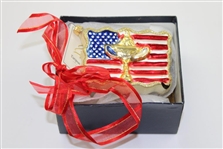 2001 Ryder Cup Team USA Captain Curtis Strange & Wife Sarah Gifted Terry Hill Ornament