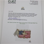2001 Ryder Cup Team USA Captain Curtis Strange & Wife Sarah Gifted Terry Hill Ornament