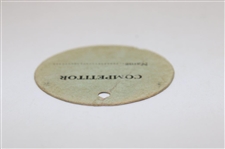 1960 Spalding Golf Tournament Competitor Badge