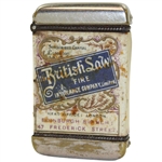 British Saw Fire Insurance Company Lighter With Golfer