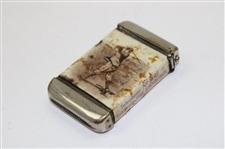 British Saw Fire Insurance Company Lighter With Golfer