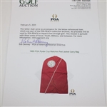 1985 PGA Ryder Cup Matches Red Jacket Carry Bag