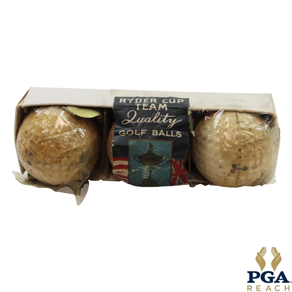 Classic PGA Ryder Cup Team Quality Wilson Team Championship Sleeve of Golf Balls