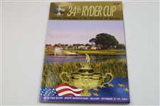 1983, 1987, 1986, 2001, 2002 & 2006 Ryder Cup Official Programs