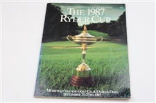 1983, 1987, 1986, 2001, 2002 & 2006 Ryder Cup Official Programs