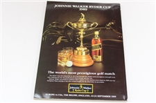 1983, 1987, 1986, 2001, 2002 & 2006 Ryder Cup Official Programs
