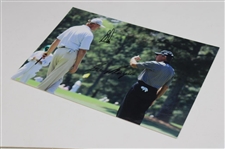 Gary Player & Ernie Els Signed Masters Tournament Photo JSA ALOA