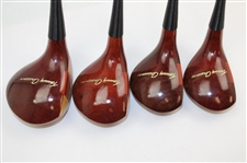 1-2-3-4 Woods Set Macgregor Tourney Oil Hardened 693