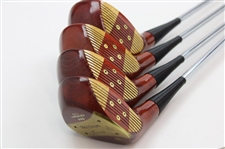 1-2-3-4 Woods Set Macgregor Tourney Oil Hardened 693