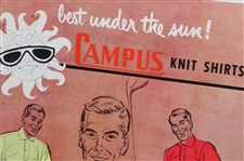 Campus Knit Shirts Countertop Advertisement