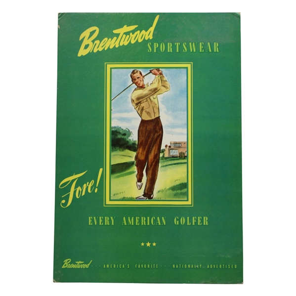 Brentwood Sportswear Countertop Advertisement