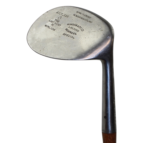 Winton & Co. Montrose Rustless Hand Forged Special Niblick