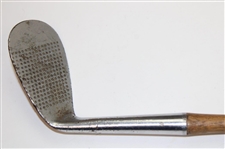 Columbia Special Chromium Mashie Niblic with Dot Punched Face
