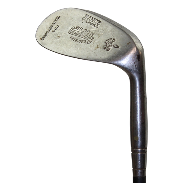 Wilson Walker Cup Selected Stainless Steel 4101 Mashie Niblick w/Shaft Sticker