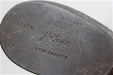 Cann 7 Taylor JH Taylor Niblick w/Dick Stark & Spalding Kro-Flite Irons