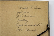 Donald Ross Photo Gifted from Royal Dornoch GC Secretary John Duncan - Framed