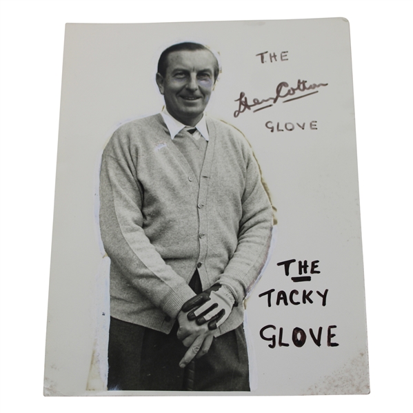 Henry Cotton Signed The Henry Cotton Glove: The Tacky Glove Photo JSA ALOA