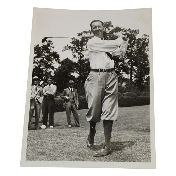 1934 Willie Mcfarlane Defends His Golf Title Original Wire Photo - May 24th