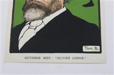 c1905 Tom Browne Oliver Lodge Print