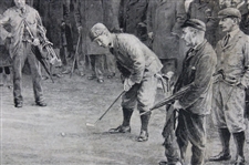 Life Association of Scotland March 26th 1898 Match at Duddingston Michael Brown Print On Board