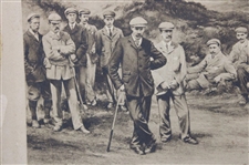 Life Association of Scotland June 8th 1903 Prestwick International Foursome Michael Brown Print On Board