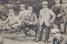Life Association of Scotland June 8th 1903 Prestwick International Foursome Michael Brown Print On Board
