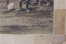 Life Association of Scotland June 8th 1903 Prestwick International Foursome Michael Brown Print On Board