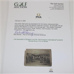 Life Association of Scotland June 8th 1903 Prestwick International Foursome Michael Brown Print On Board
