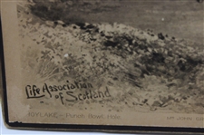 Life Association of Scotland Hoylake Punch Bowl Hole Michael Brown Print On Board