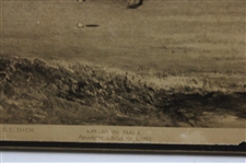 Life Association of Scotland Hoylake Punch Bowl Hole Michael Brown Print On Board