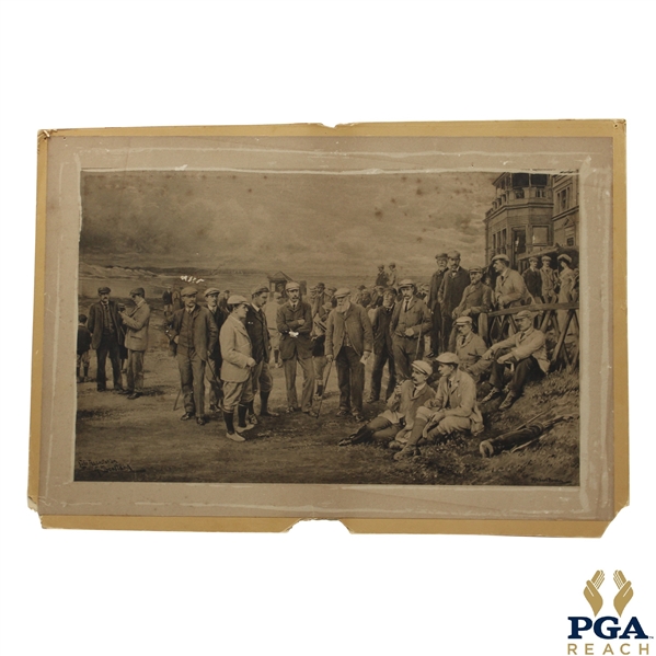 Life Association of Scotland Surviving Open Champions As of 1905 Michael Brown Print On Board