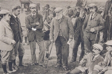 Life Association of Scotland Surviving Open Champions As of 1905 Michael Brown Print On Board